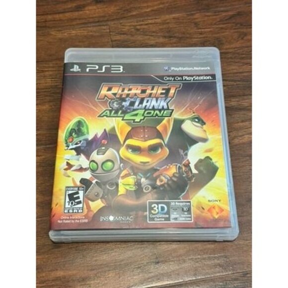 Ratchet & Clank All 4 One PS3 Video Game Complete In Case w/ manual Playstation - Picture 1 of 4